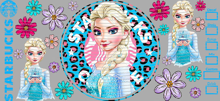 16oz Disney style-D-2380